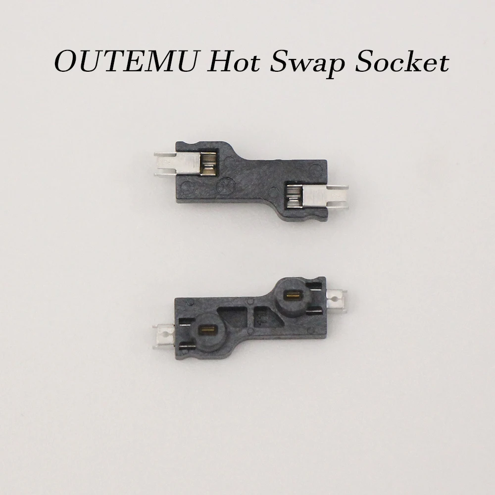 Outemu-PCB Hot-Swappable teclado mecânico soquete, DIY Hot Plug adaptador para Cherry MX Switch, Gateron, Kailh