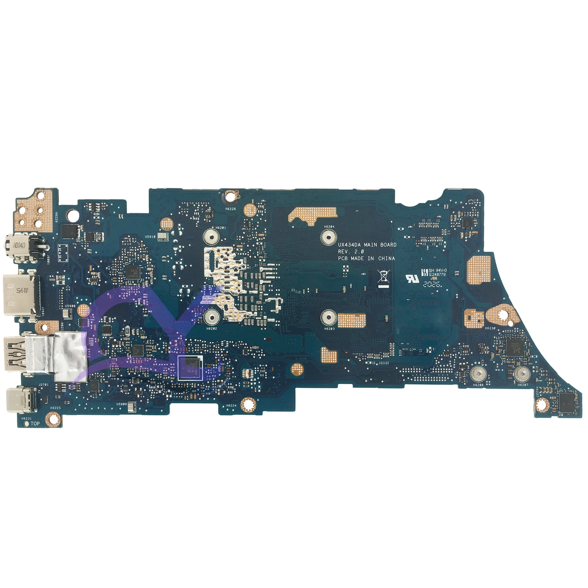 UX434DA Mainboard For ASUS Zenbook 14 UM433D UX434 UX434D UM433 Laptop Motherboard With 8G/16G-RAM R5-3500U R7-3700U 100% Work