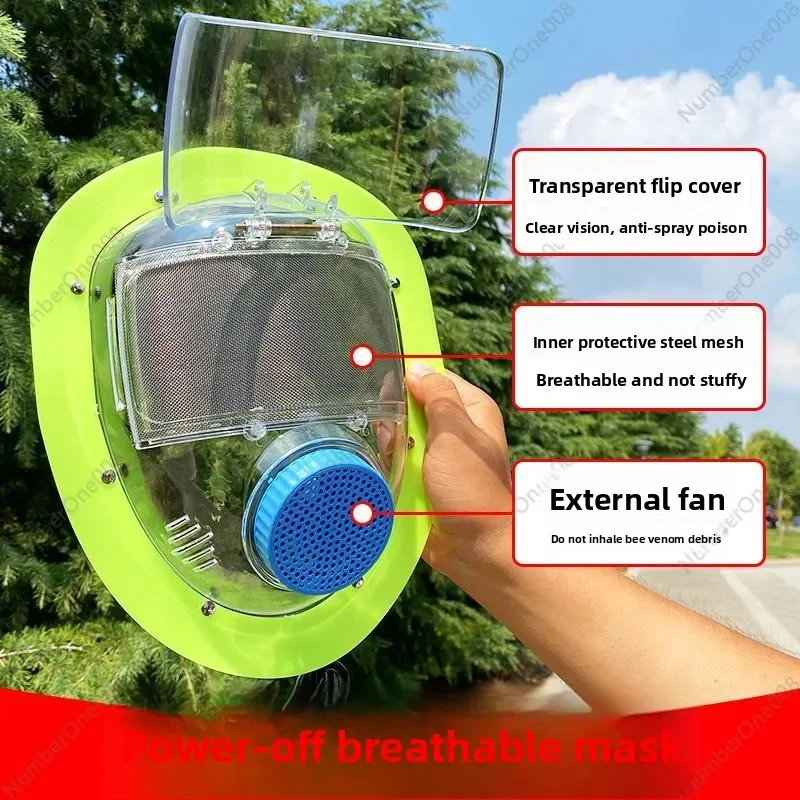 

Улучшенный пчеловодческий костюм Hornet с откидным двойным визором, маской от укусов и вентилируемой защитой, с LED-подсветкой