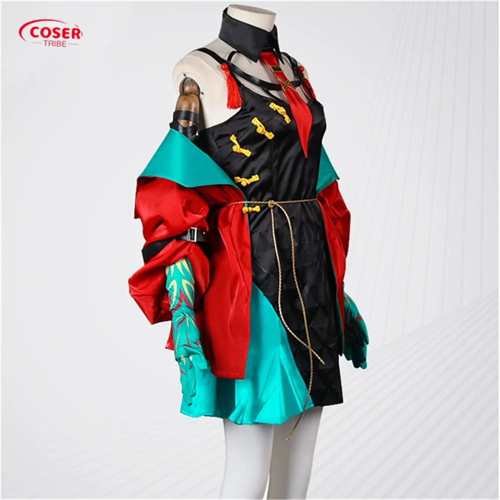 COSER TRIBE Anime Game Arknights Dusk Gorgeous brilliant trendy playful Halloween Carnival Role CosPlay Costume Complete Set