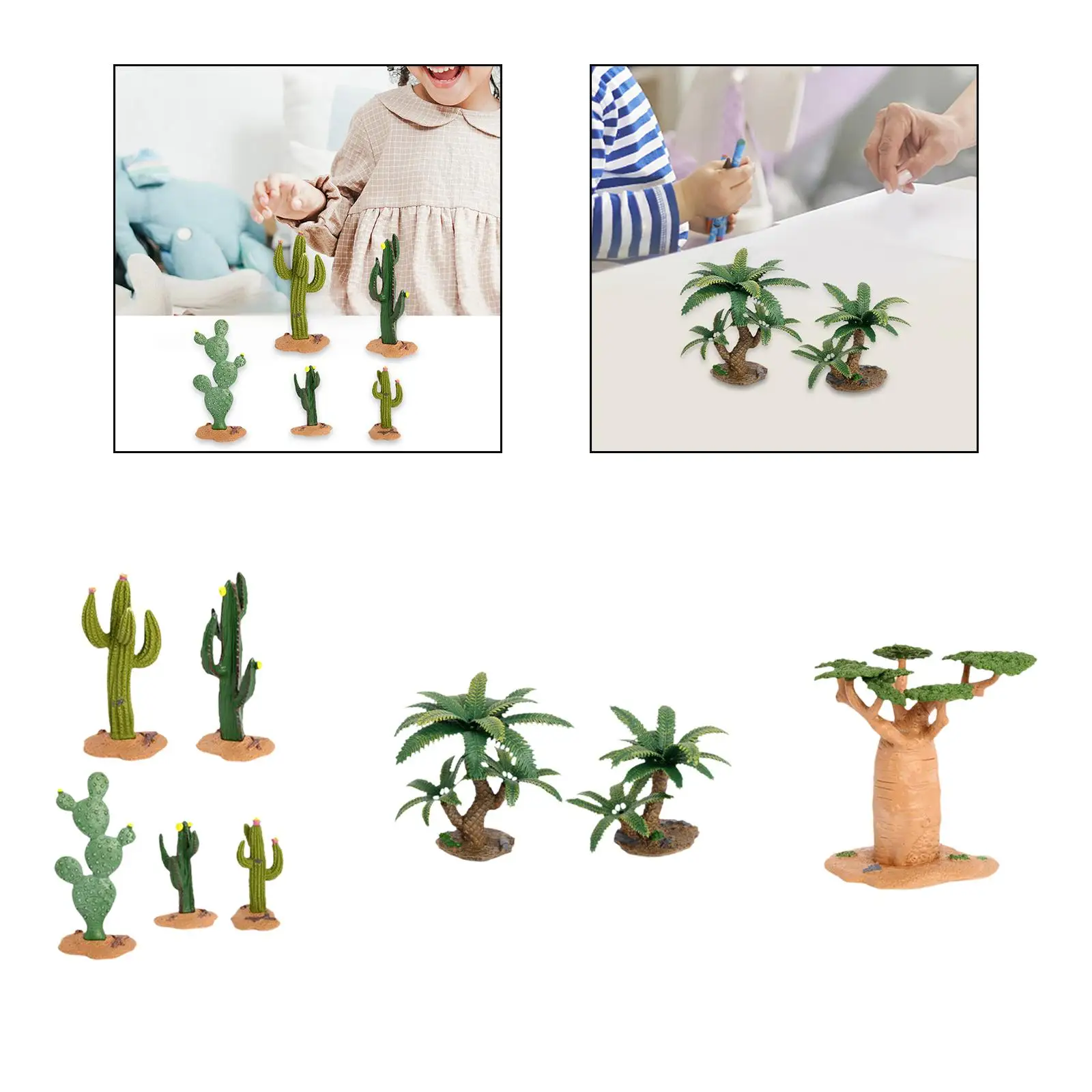 Árbol de jardín de hadas en miniatura, modelo de árboles, estatuilla de árbol Artificial, paisaje ferroviario, modelo de árboles para diseño de escena de juego de rol