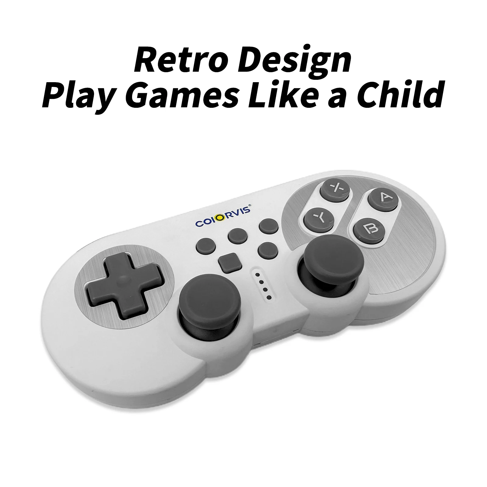 Coiorvis Bluetooth Game Controller Pro MINI Wireless Gamepad Joystick for Nintendo Switch Steam Mac PC Android Windows MacOS