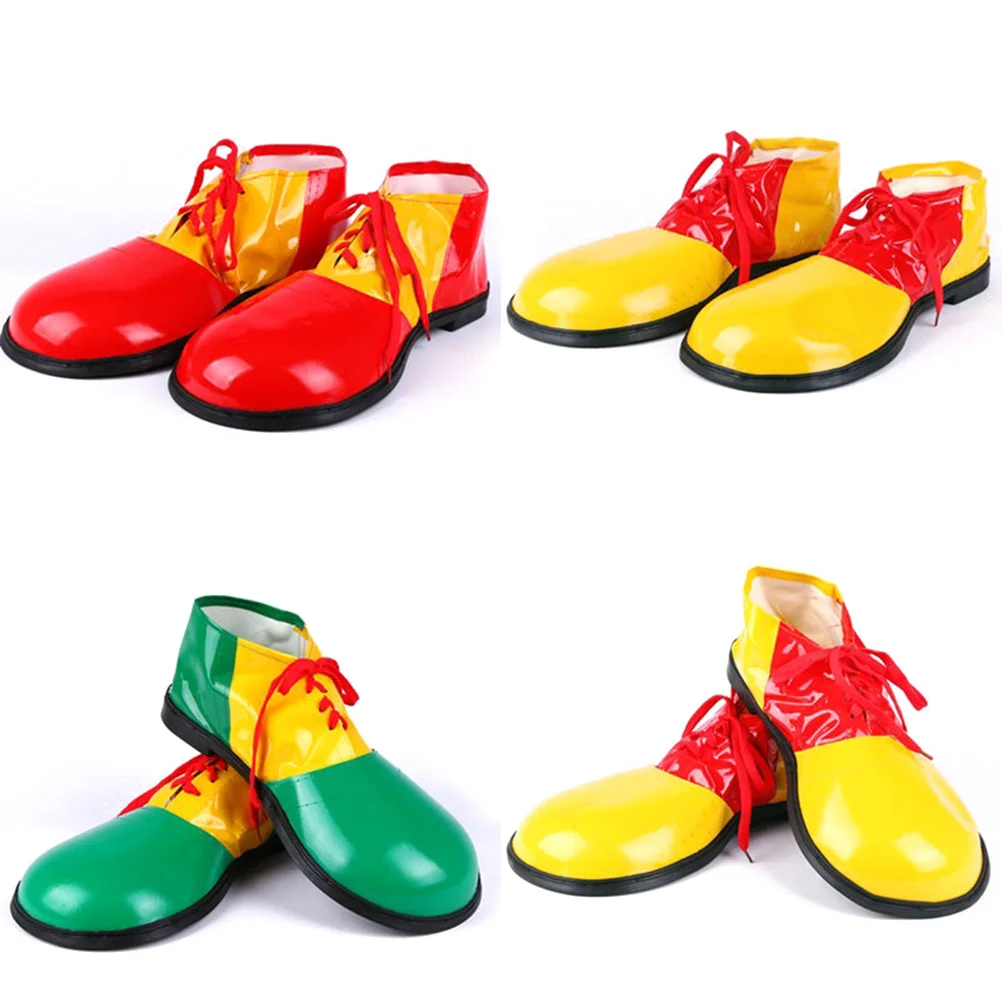 Party Clown Shoes Wizard Costume Circus Unisex Comedy for Halloween Universal Men and Women