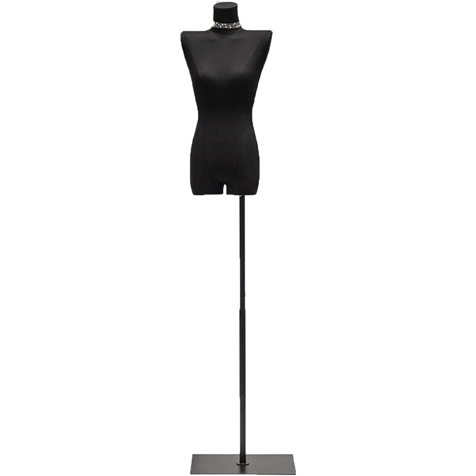 

USFemale Dress Form Mannequin Torso, Adjustable Height, 47-78 Inch, Manikin Body Mode, Free Shipping