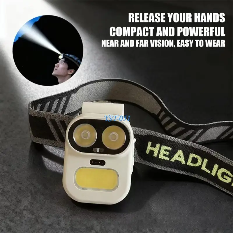 E15A Powerful LED Work Lamp Portable Night Safety Light for Outdoor Hiking Camping