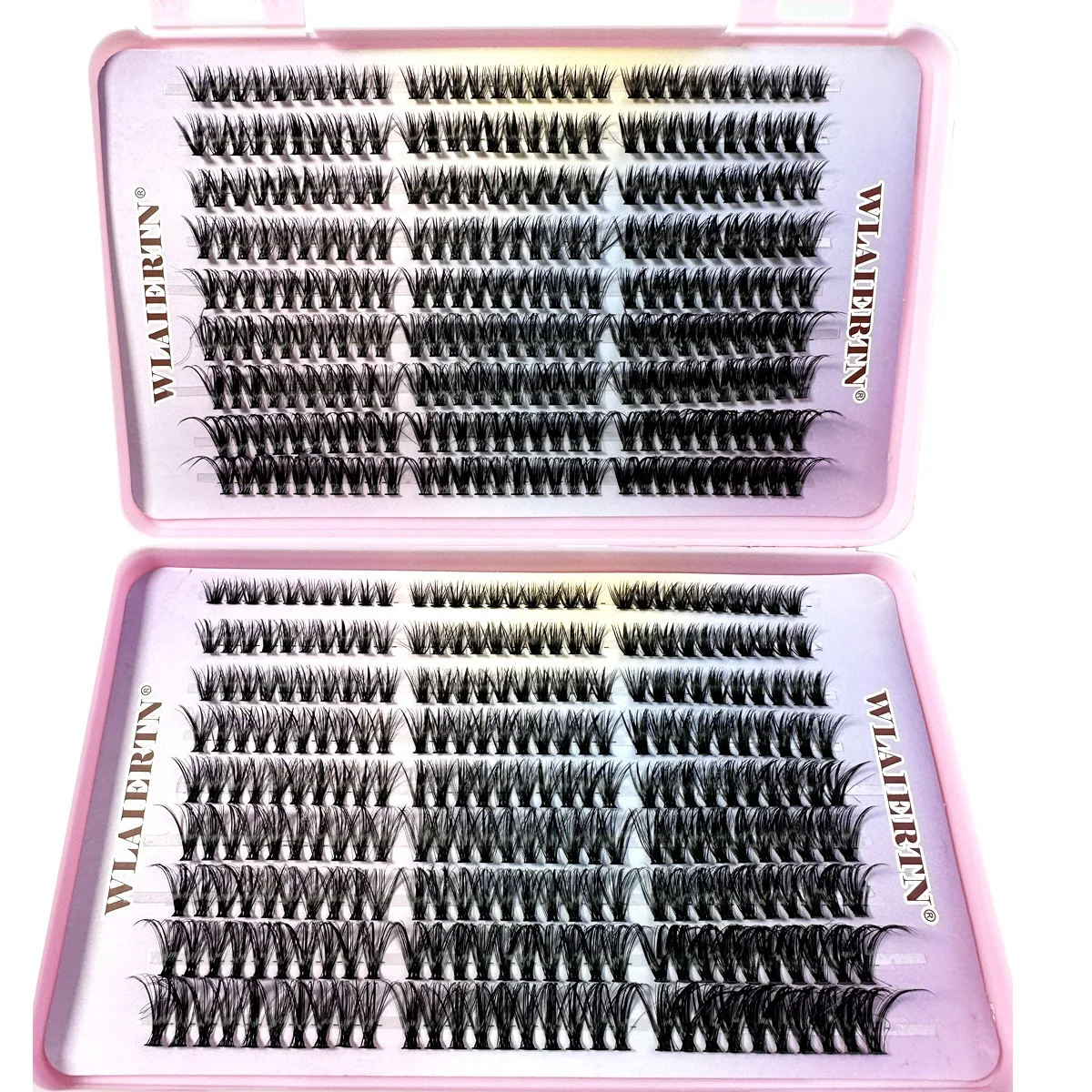 Faux Nerz Wimpern 540Cluster C Gekräuselt 9-16mm Gemischte Natürliche Wimpernverlängerung 3D Russische Streifen Persönliche Wimpern Make-Up-Tool