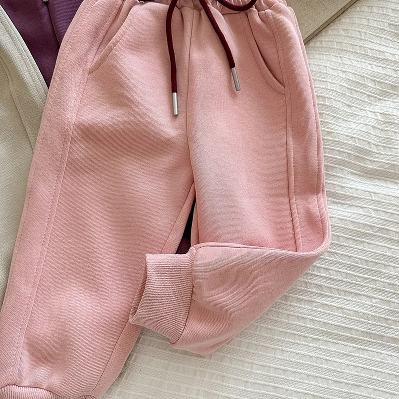 2-10T الرضع فتاة بانت طفل رضيع طفل صبي فتاة الخريف الشتاء ملابس عادية فضفاض الأطفال Sweatpant بنطال رياضي الشارع الشهير #6