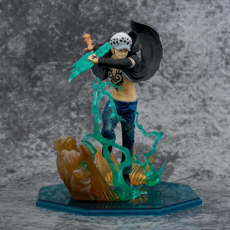 17cm Anime One Piece Super Battle Trafalgar D. Water Law Pvc Statue Figure Decoration Action Figurine Collection Model Toys Gift