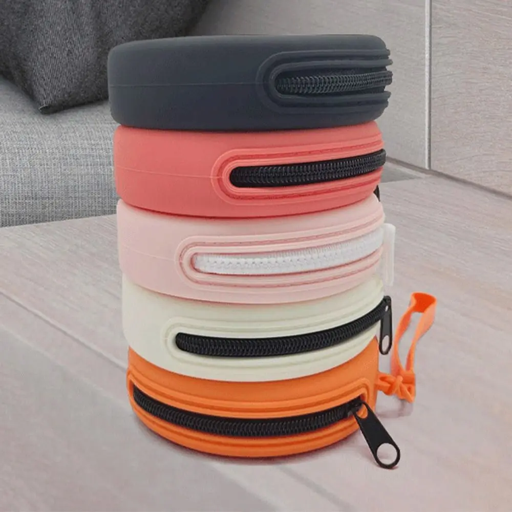 Новый силиконовый кошелек для монет, водонепроницаемые сумки, сумка для мелких предметов, сумка на молнии для наушников, кабель для передачи данных, сумка для студентов