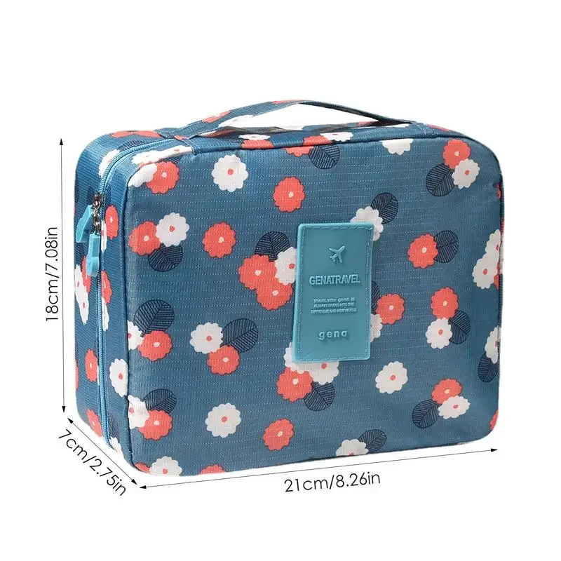 2024 Cosmetic Bags For Women Portable Travel Cosmetic Bags Make-up Pouch Travel Makeup Organizer Bag With Zipper For Travelling