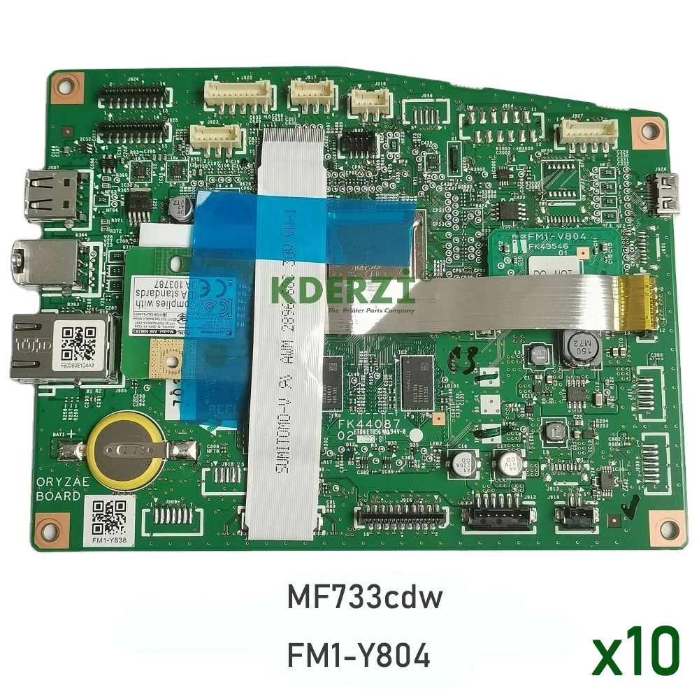 

10x FM1-Y804 Original Formatter Board for Canon MF733CDW Printer Mother Board Mainboard Main Controller PCB Assy