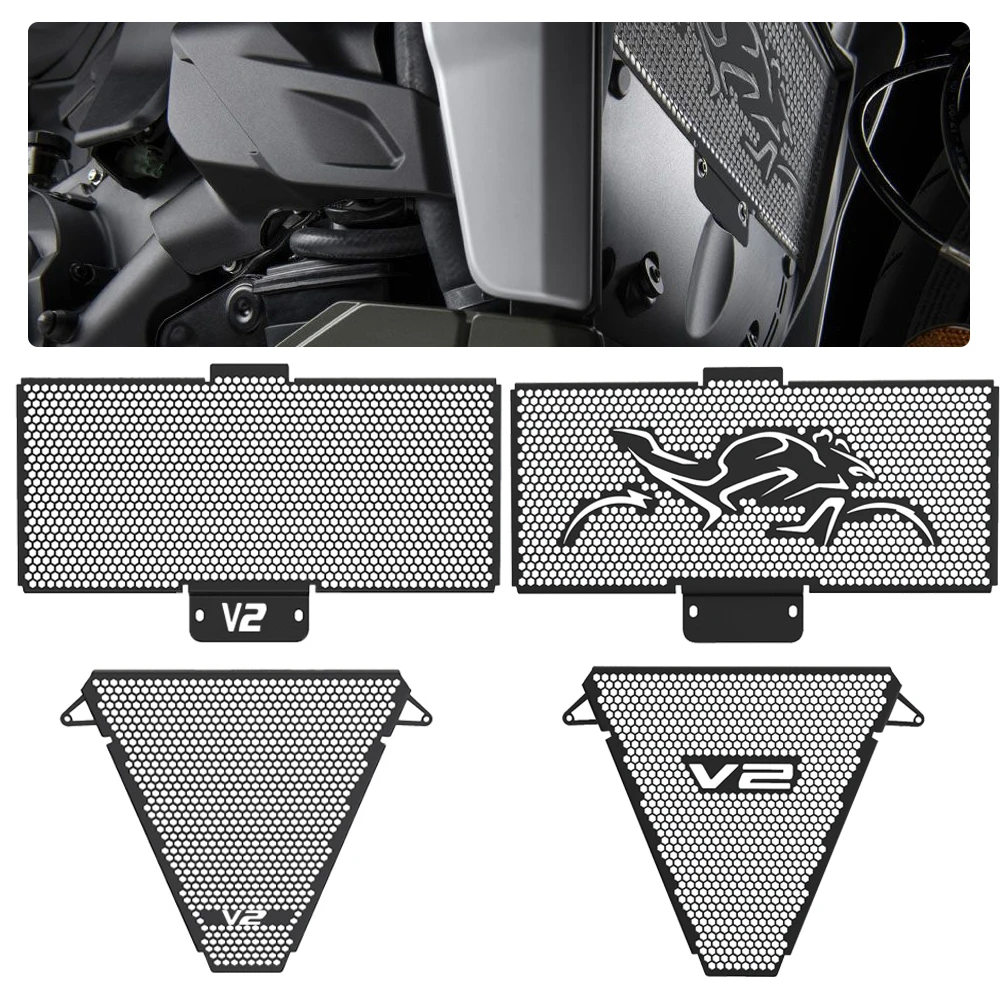 

For Ducati Streetfighter V2 2022 2023 2024 Motorcycle Accessories Radiator Guard Grille Cover Water Tank Oil Cooled Protection