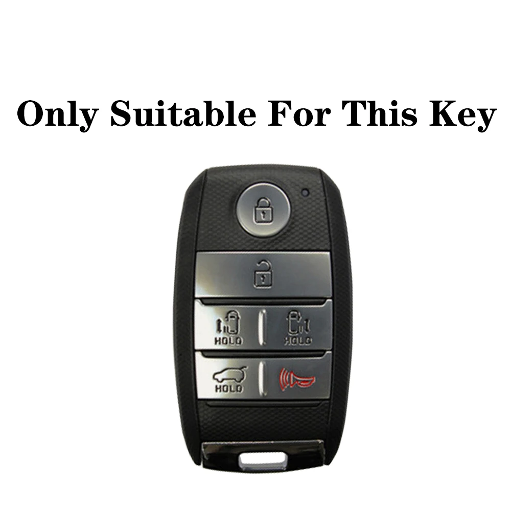 6 Buttons Silicone Car Key Caes for Kia Sorento Sedona 2020 Sportage Grand Carnival 2019 Holder K5 Kx3 K4 Key Cover Accessories