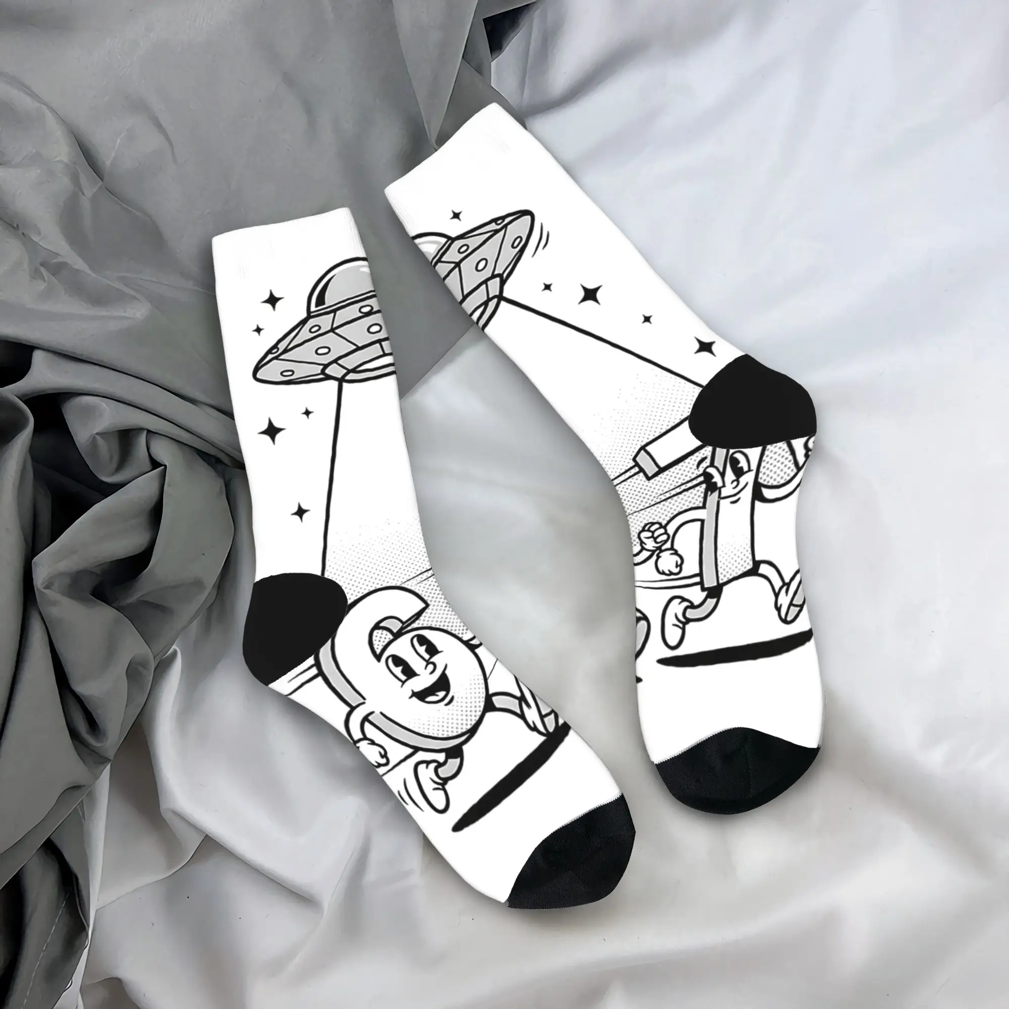 67 ميمي مضحك ستة سبعة الجوارب جوارب مضحكة النساء الرجال لينة تشغيل الجوارب الخريف نمط المضادة للانزلاق الجوارب #1