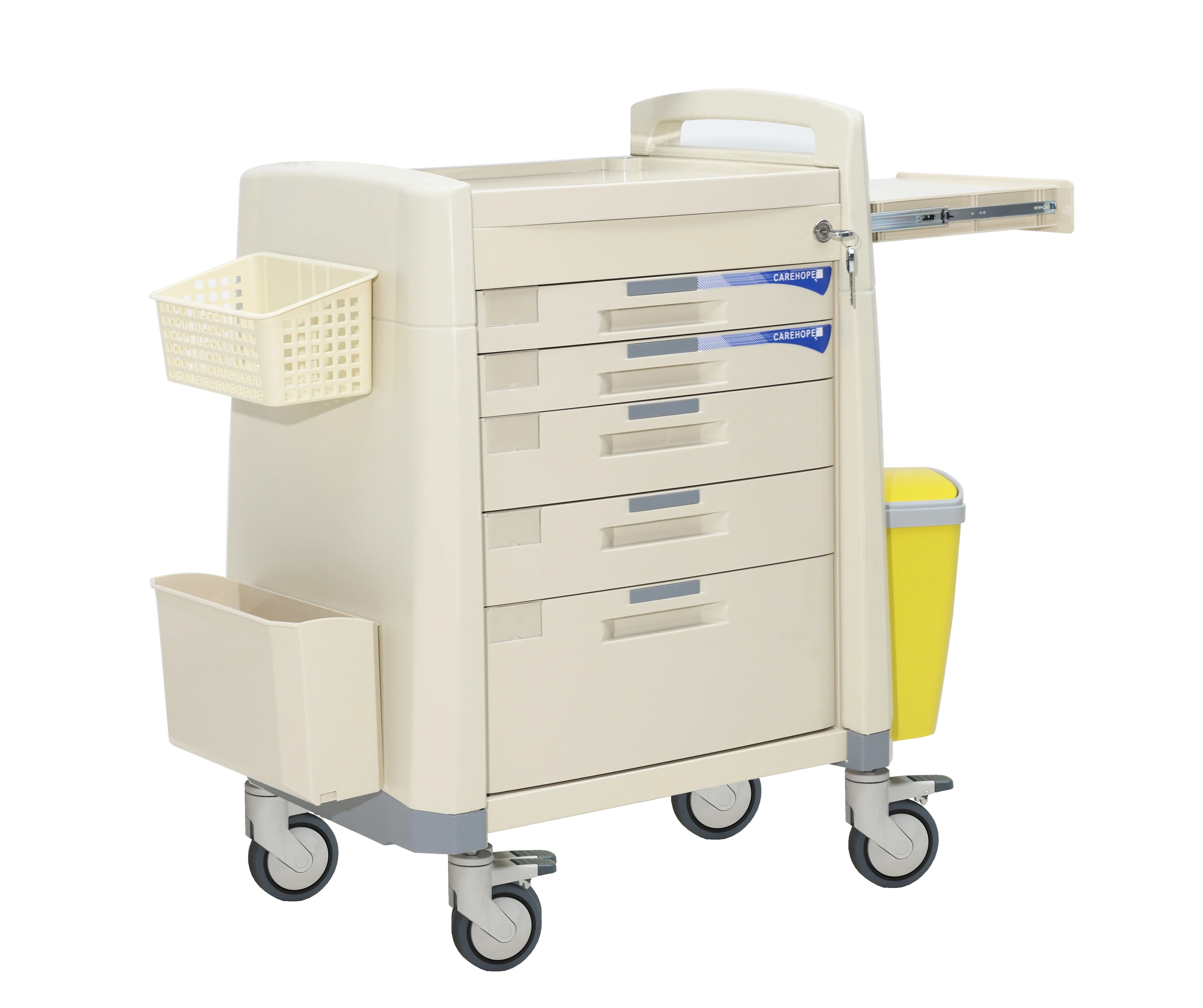 Hochey  Turkey Design Hospital Furniture ABS  Emergency Trolley for Sale