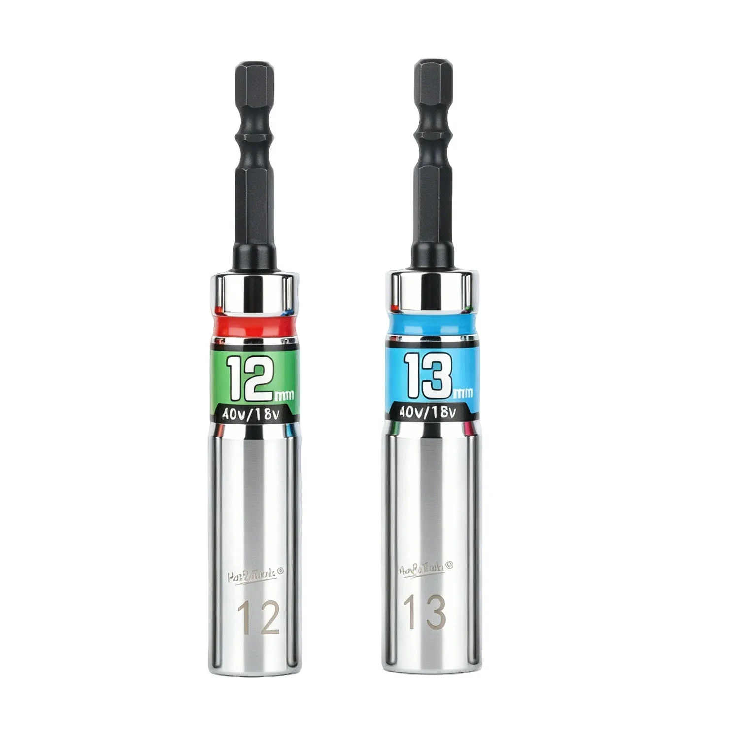 2pcs Deep Socket Set 8-19mm For Impact Wrench High Torque Deep Socket Set For Solar Panel Installation Furniture Assembly