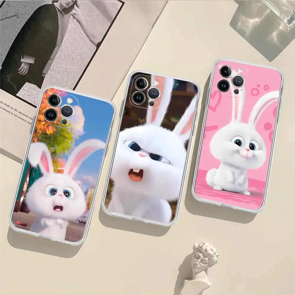 

Cute Cartoon Rabbit Phone Case Silicone Soft for iphone 15 14 13 12 11 Pro Mini XS MAX 8 7 6 Plus X XS XR Cover
