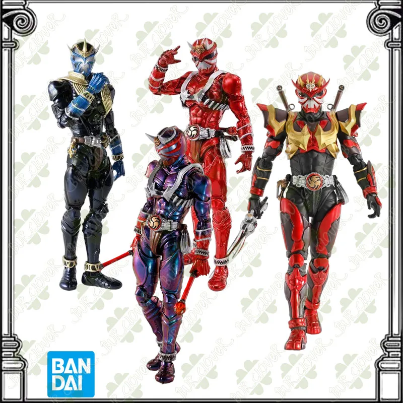 

Original SHF mask riding real bone carved mask high-quality movable model toy figurine