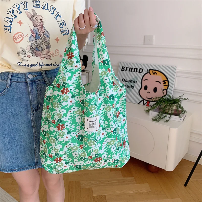 Youda-Sac à bandoulière en tissu de coton floral vintage pour femme, sac à main simple, grande capacité, sacs fourre-tout décontractés, nouveau