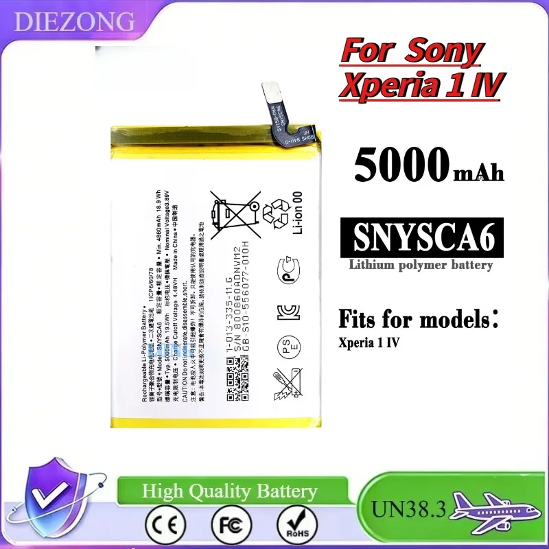 In Stock High-Capacity 5000mAh Phone Battery SNYSCA6 Compatible with Sony Xperia 1 IV