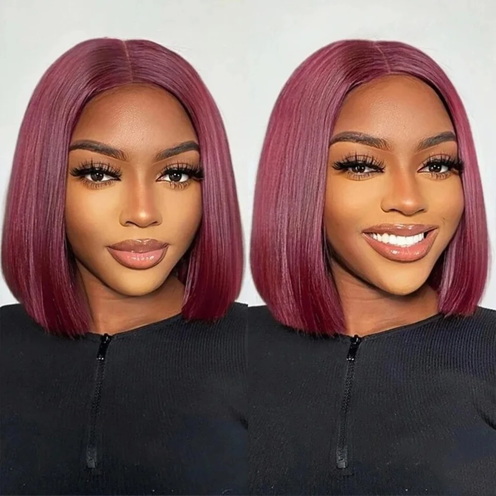 Wear Go Glueless Wig Human Hair PreBleached Knots Ready To Wear Straight Preplucked Wigs For Women Precut 6x4 HD Lace Front Wig