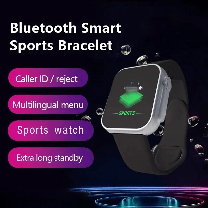 D20 Real Step Count Fashion Smart Sports Watch Bluetooth Fitness Tracker Sports Watch Android IOS Smart Bracelet