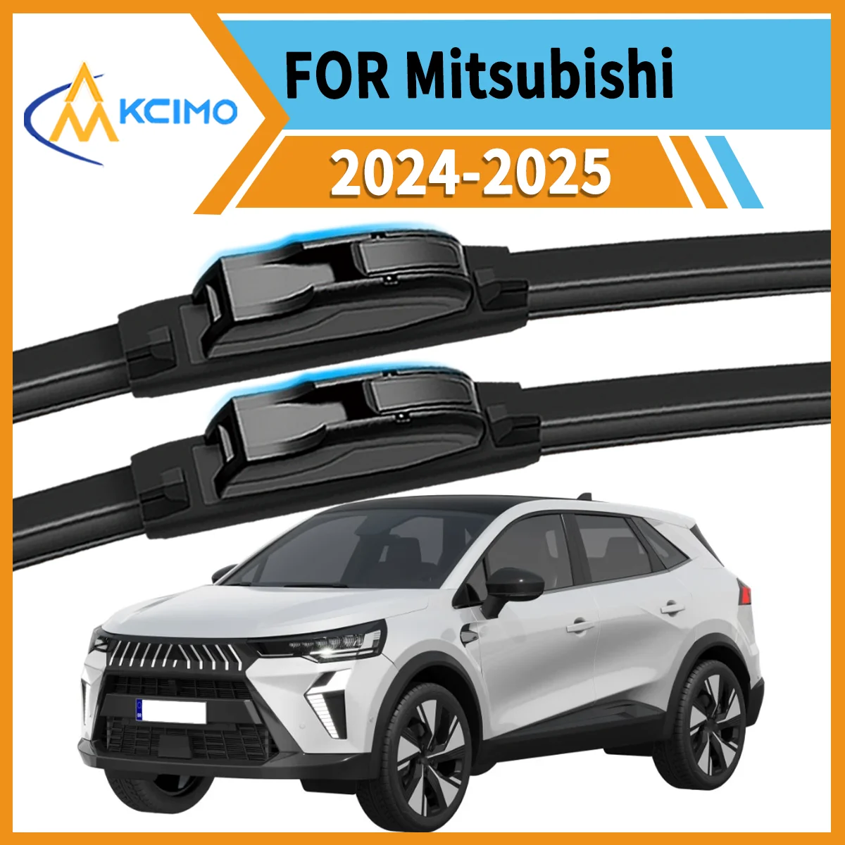 

Smooth & Silent Wiping 2PCS Wiper Blades for Mitsubishi Grandis 2024-2025 All-Weather Performance Clear View Safe Driving