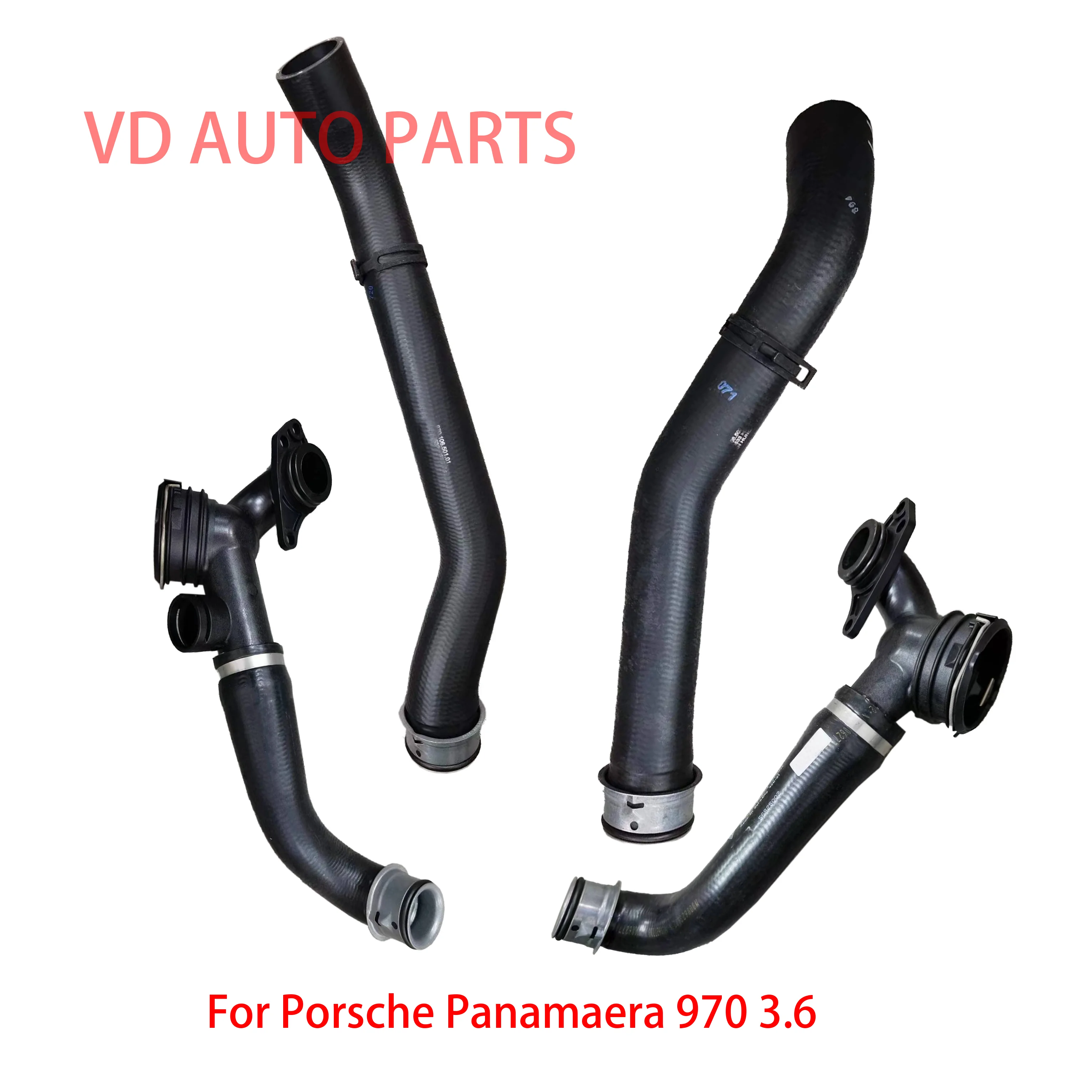 

97010623201 97010623101 97010650201 97010650101 Coolant hose(under the water tank) for Porsche Panamera 970 4.8/3.0T 2010