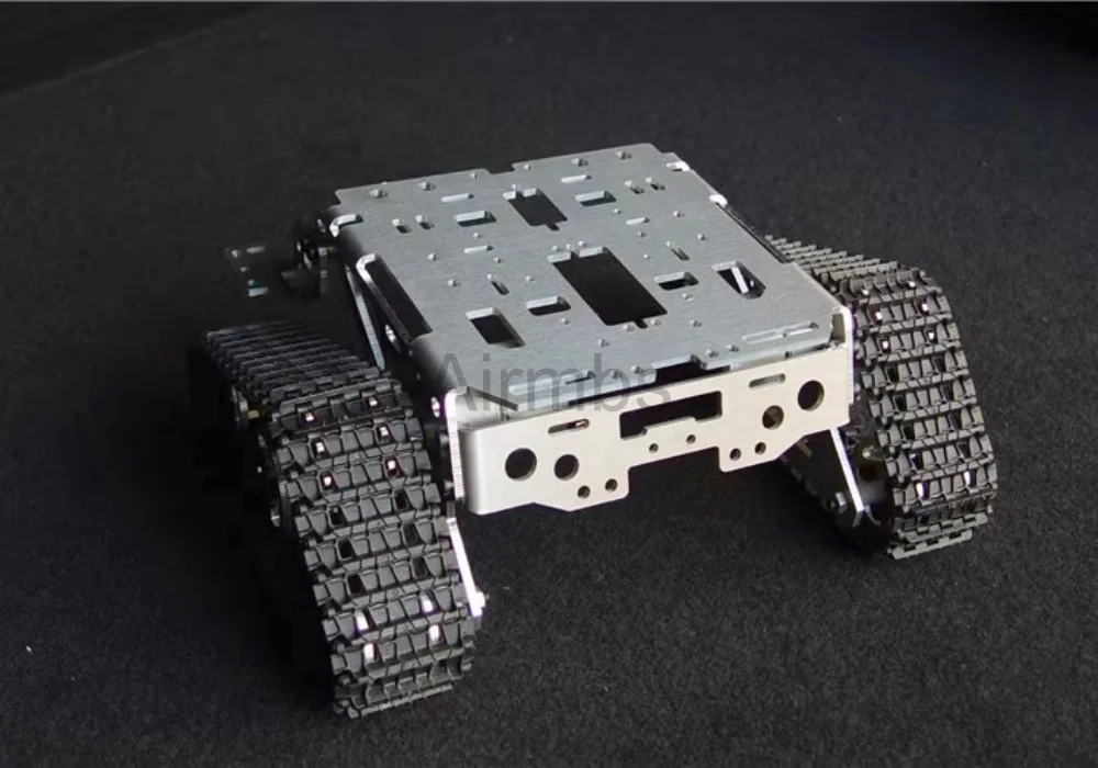 2WD Tank Chassis with DC Motor, Tracked Chassis, Intelligent Small Car, Tracked Vehicle, Tile Power Chassis, Robot Chassis