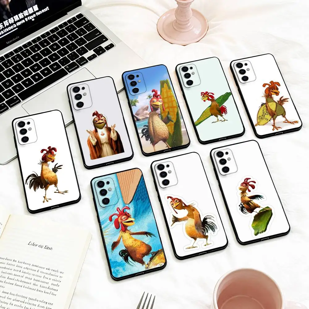F-FUNNY C-Chicken J-Joe Surf   Phone Case For Samsung S 25,24,23,22,30,21,10,9,Ultra,Plus,Lite,FE,4,5 G Soft Black Case