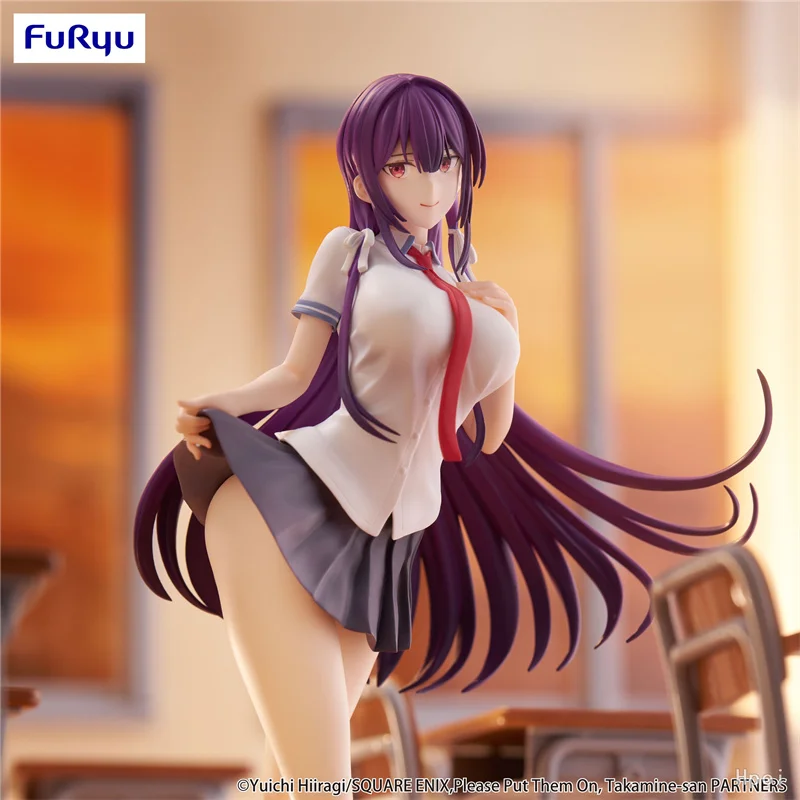 FuRyu Original 19Cm Trio-Try-iT Takamine Takane figurine jouets pour enfants cadeau modèle à collectionner ornements