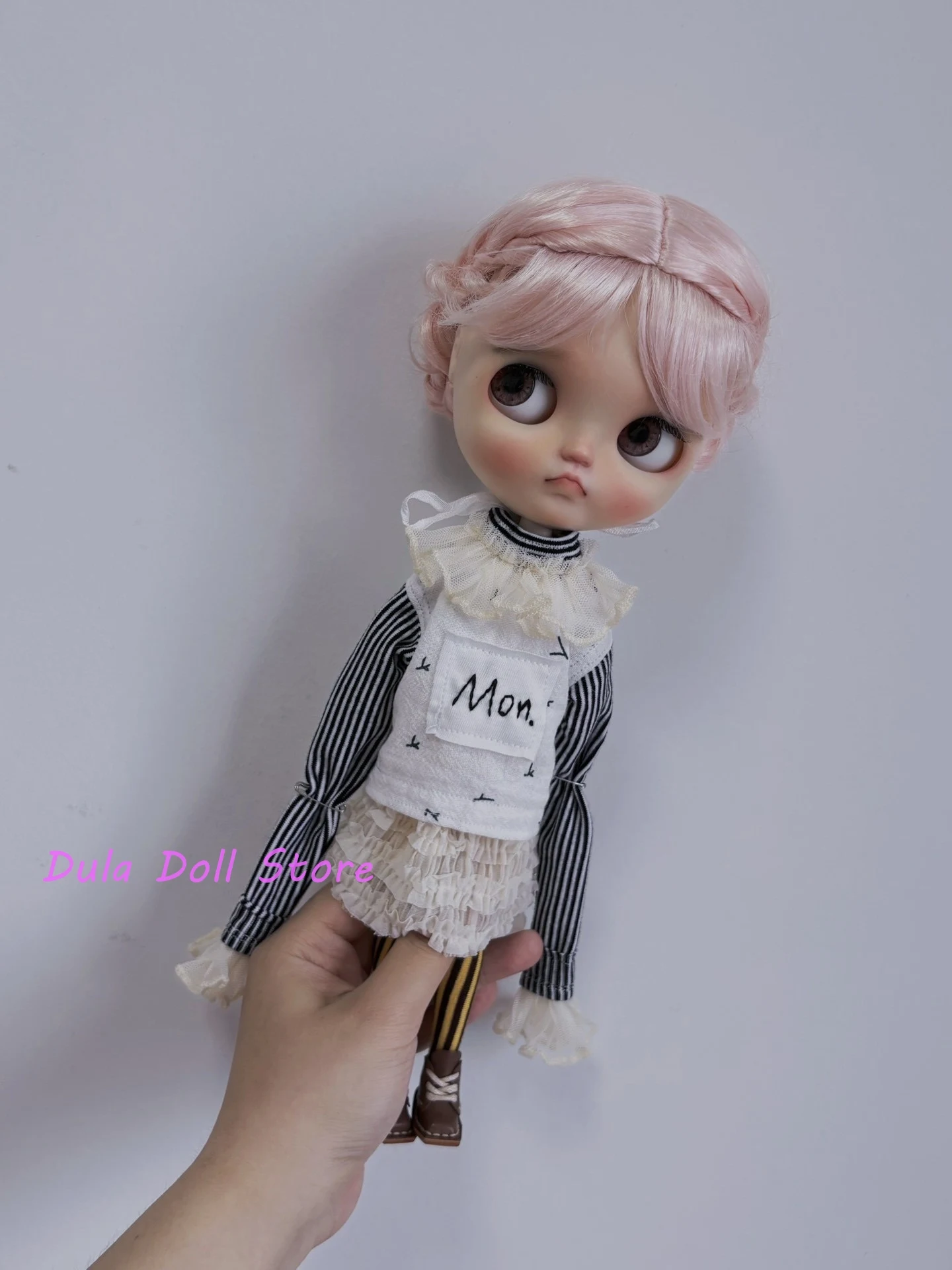 

Dula Doll Clothes Dress Exaggerated top slip dress set for Blythe ob24 ob22 Azone Licca ICY JerryB 1/6 Doll Accessories