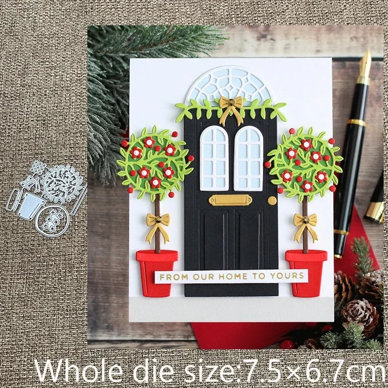 New Design Craft Metal stencil mold Cutting Dies Open House Topiary Combo scrapbook die cuts Album Paper Card Craft Embossing