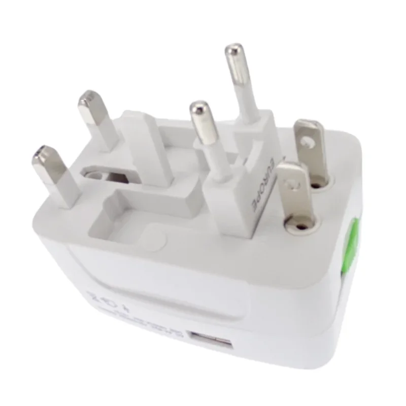 Universal Power Plug Adapter International European EU US AU UK Travel Adapter Electrical AC Charger Converter Socket Outlet