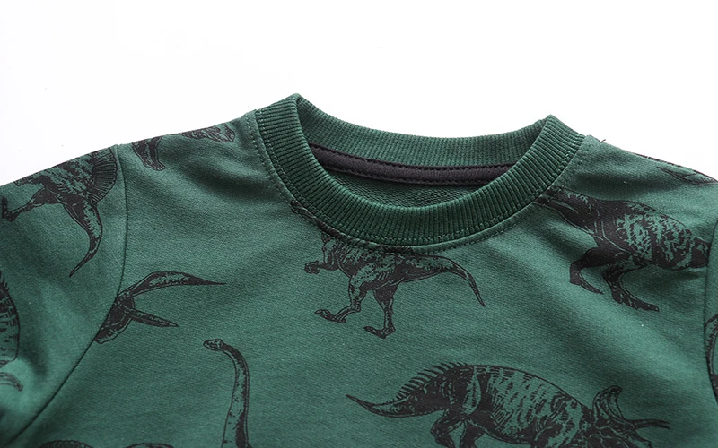 Little maven Kids Clothes Baby Boys Children\'s Clothing 2024 Spring New Autumn Cartoon Dinosaurs Infants Sweatshirts