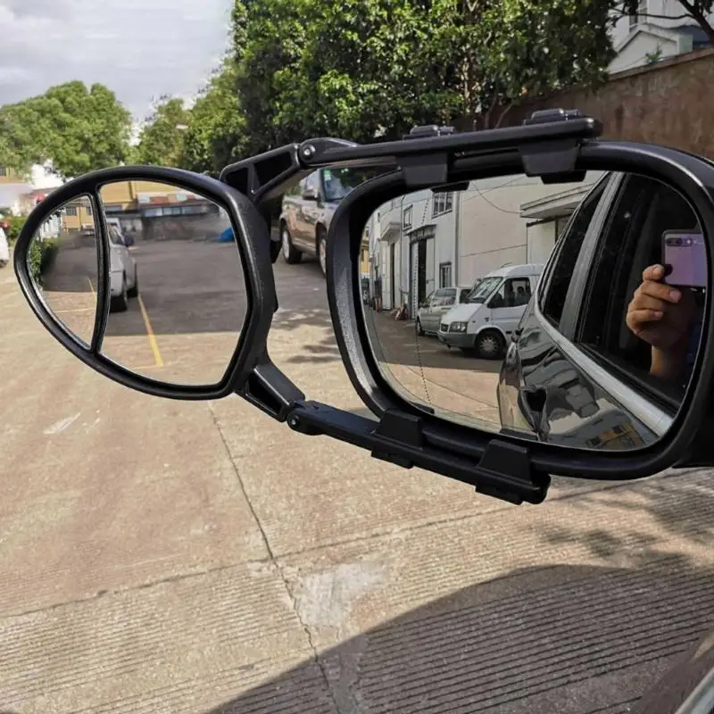 M76E Verstellbare Clip-On-Abschleppspiegelverlängerung mit zweiteiliger Sicht zur Unterstützung der Spurwechselunterstützung bei – Detail 9