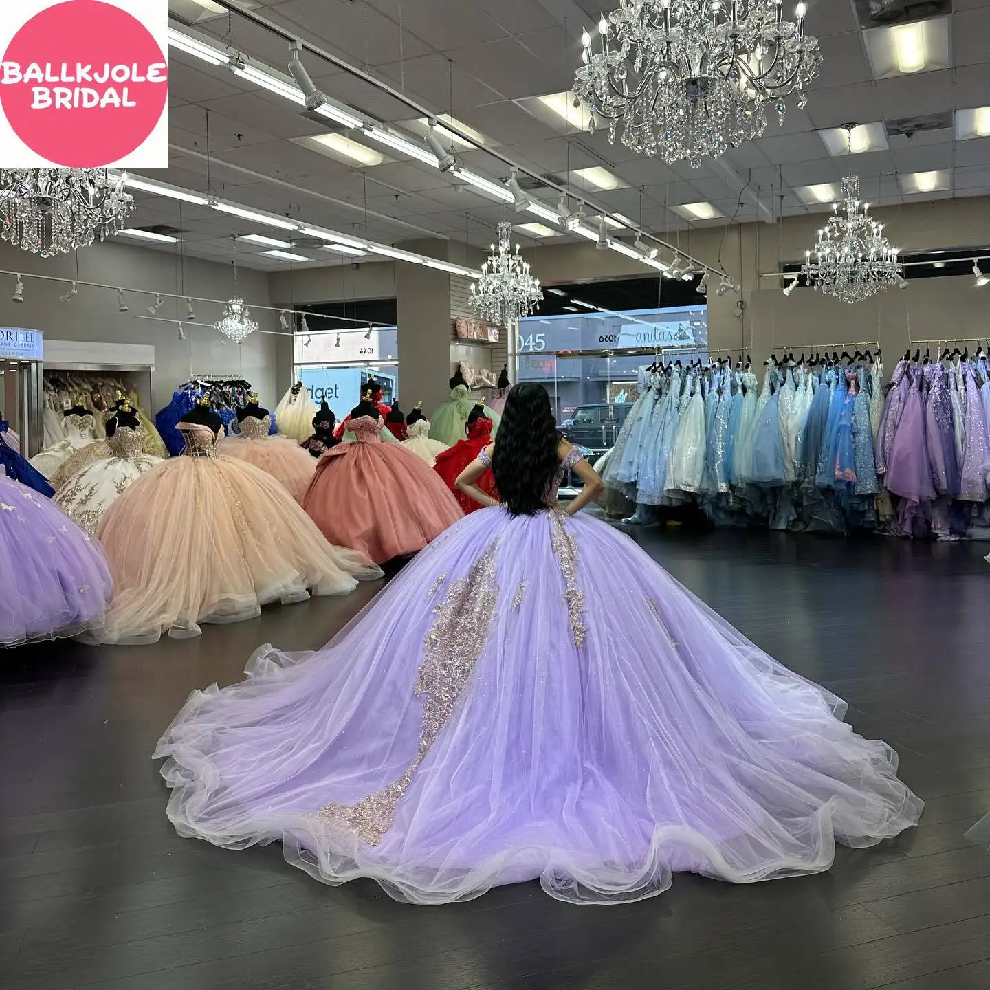 Vestido de baile quinceanera com ombro de fora, coração, tule, apliques, renda, flores, vestido de 15o aniversário