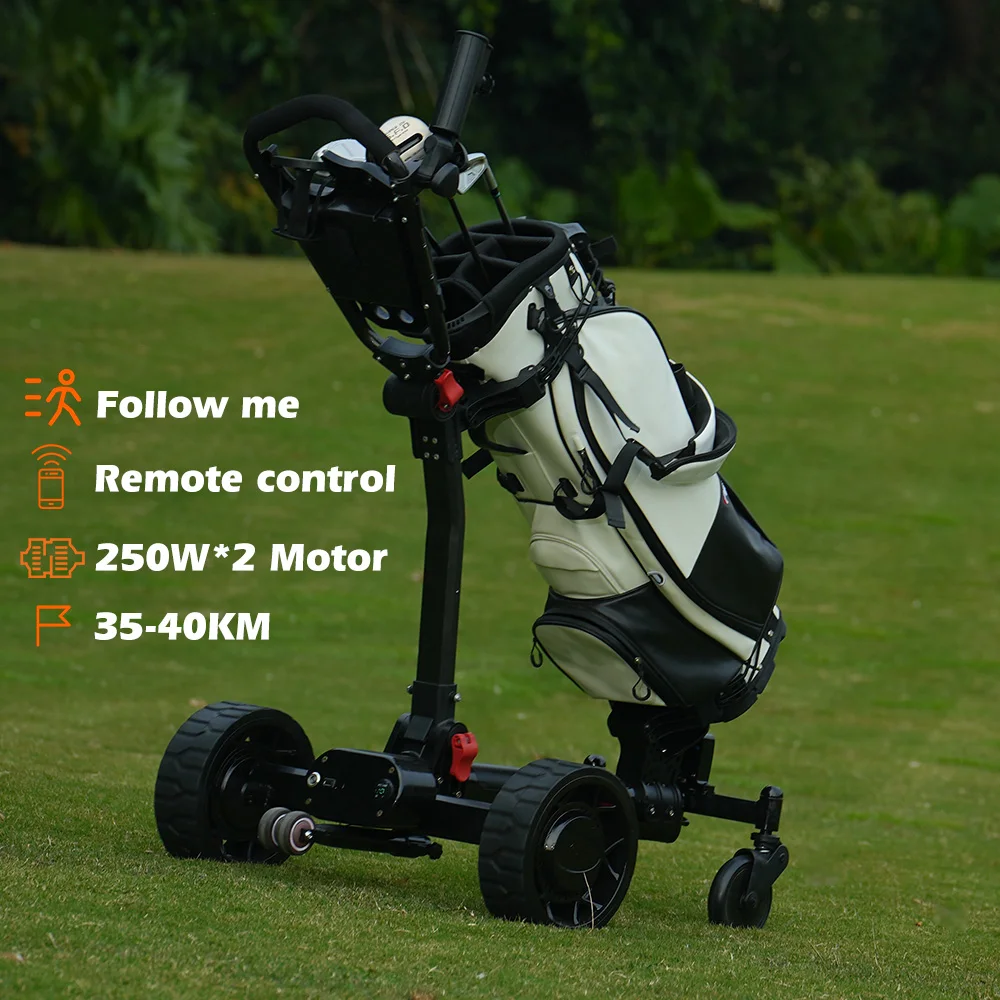 

China Manufacturer's Electric Golf Cart Scooter Remote-Controlled With Follow Me Function Made From Durable Aluminium