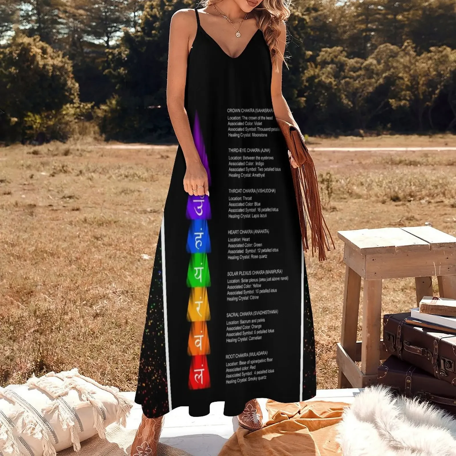 Reiki chakra and their meanings Sleeveless Dress summer dresses for women 2025 dress summer 2025 women