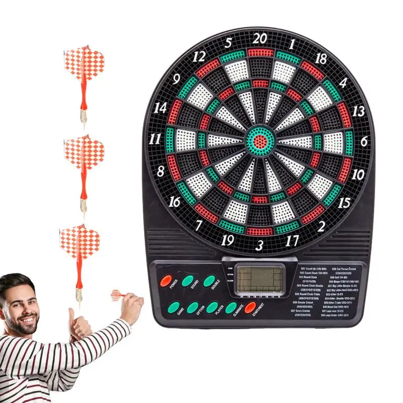 Electronic Dartboard Set Electronic Digital Darts Scoreboard Scoring Dartboard With Various Difficulty Levels For Family