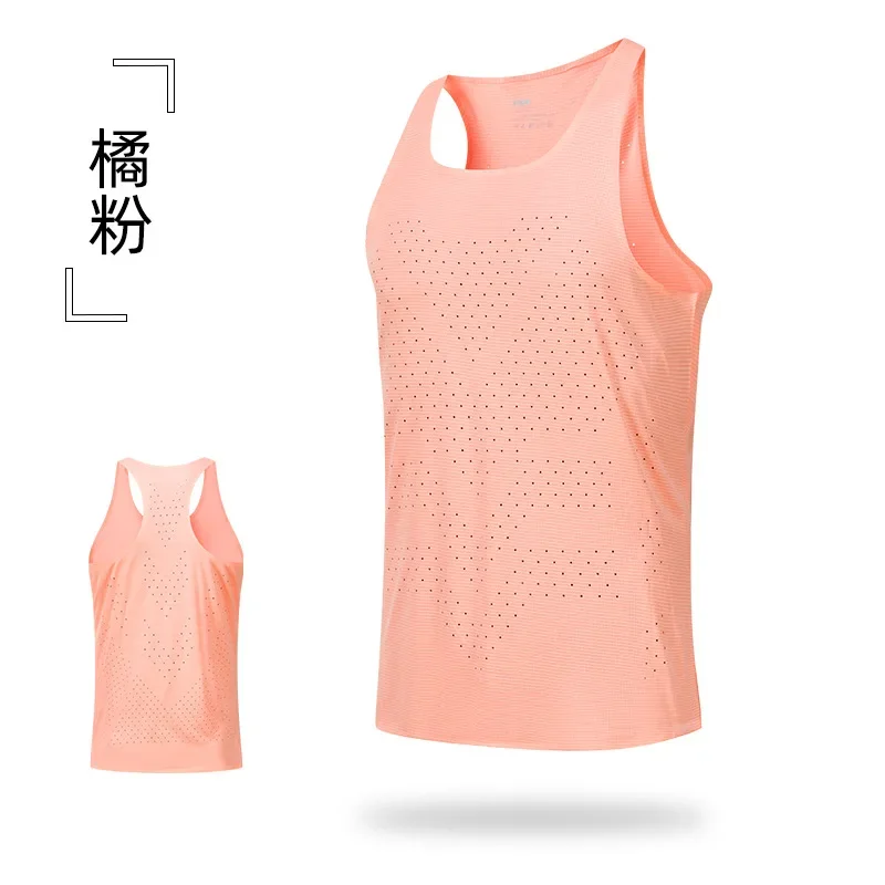 Tough Guy Men's Vest & Shorts Set, Summer Quick-Drying With Liner, Anti-Exposure Double-Layer Shorts, Outdoor Marathon Running V