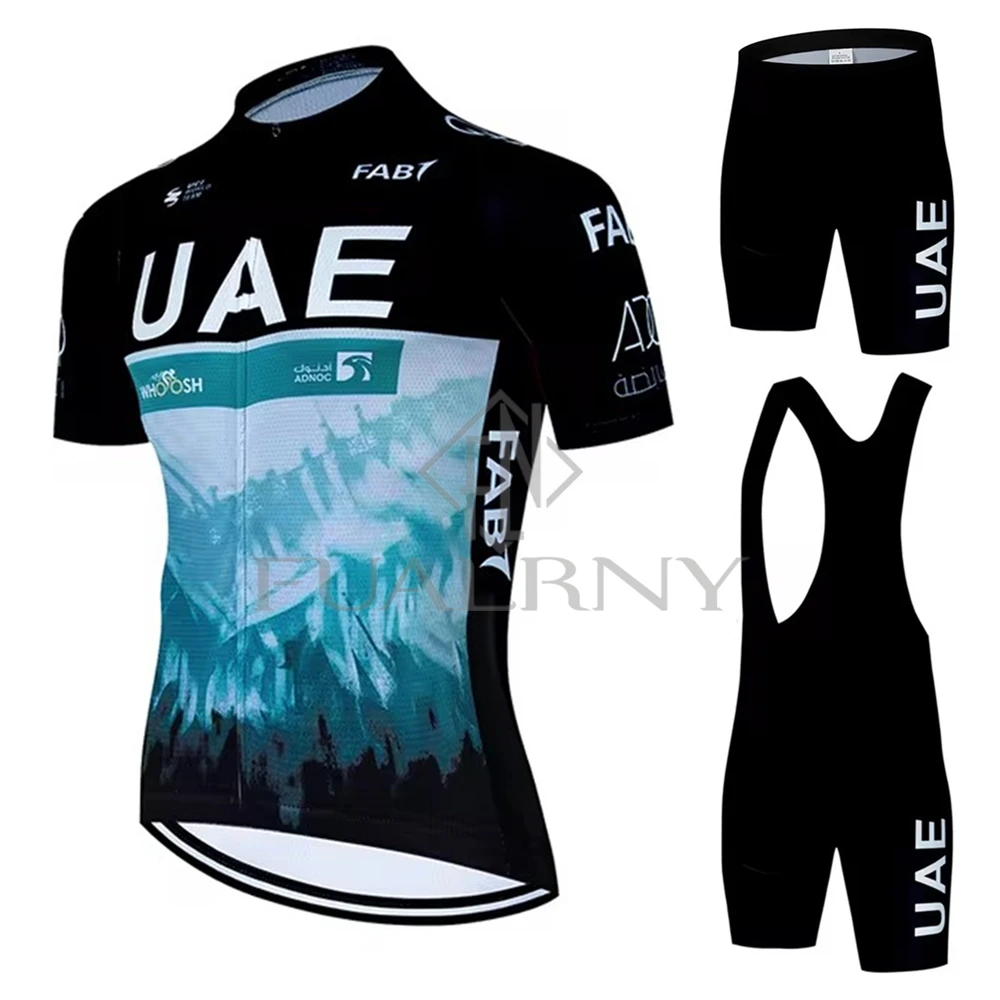 

Uae Team Cycling Clothing Men Uniform Set Bike Clothing Breathable Anti-UV Bicycle Wear/Short Sleeve Maílllot Ciclismo Hombre