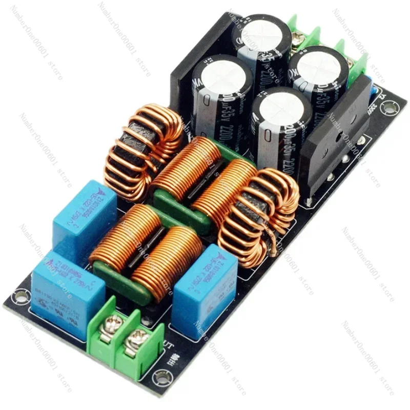 For Power Filter Board Module EMI  AC Mains Purification HiFi Audio Noise  20A