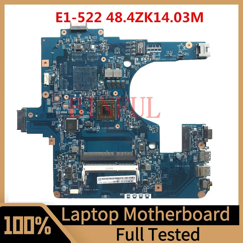 

48.4ZK14.03M For Acer Aspire E1-522 Laptop Motherboard EG50-KB MB 12253-3M DDR3 With A4-5000 CPU 100% Full Tested Working Well