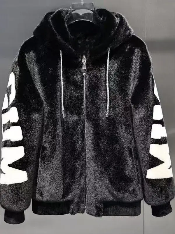 

Мужская модная куртка с капюшоном на подкладке Fce, осенне-зимняя облегающая повседневная верхняя одежда, ветрозащитная полиэстеровая длинная молния све