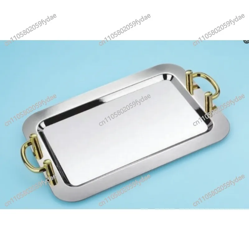 Stainless Steel Cold Food Tray: Square 16-inch,  16-inch, Mirror-Finish Tray for Fruit Presentation - Hotel Grade