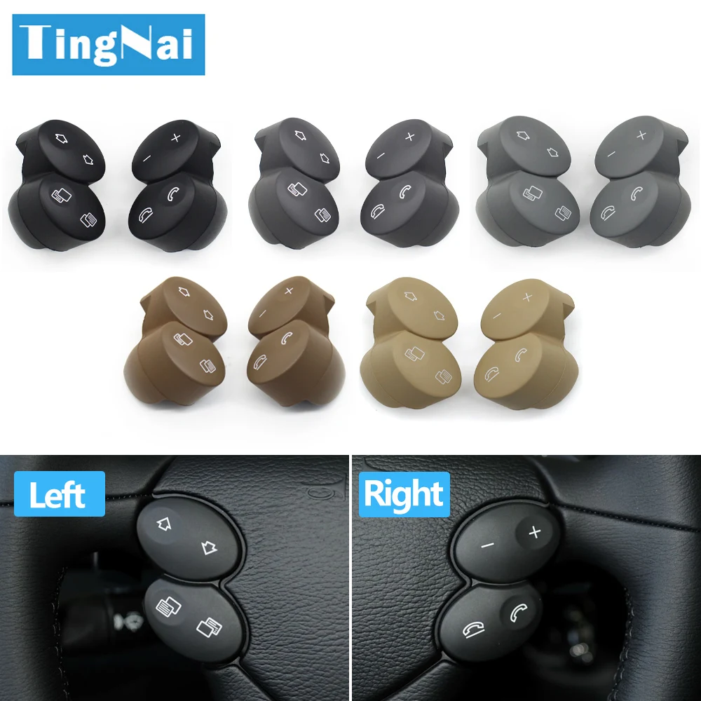 

Car Left Right Multi-Function Steering Wheel Switch Control Buttons For Mercedes Benz E G CLS W211 W463 W209 W219 2308202310