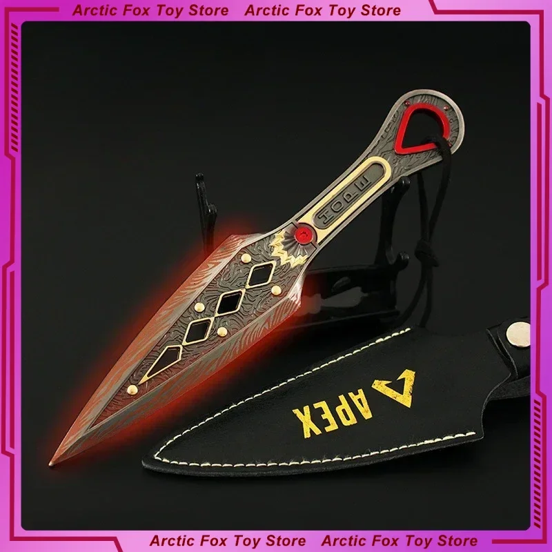 18cm Wraith's Heirloom Kunai Apex Legends Game Peripheral Alloy Model Luminous Style Fashionable Personality Desk Decoration Toy