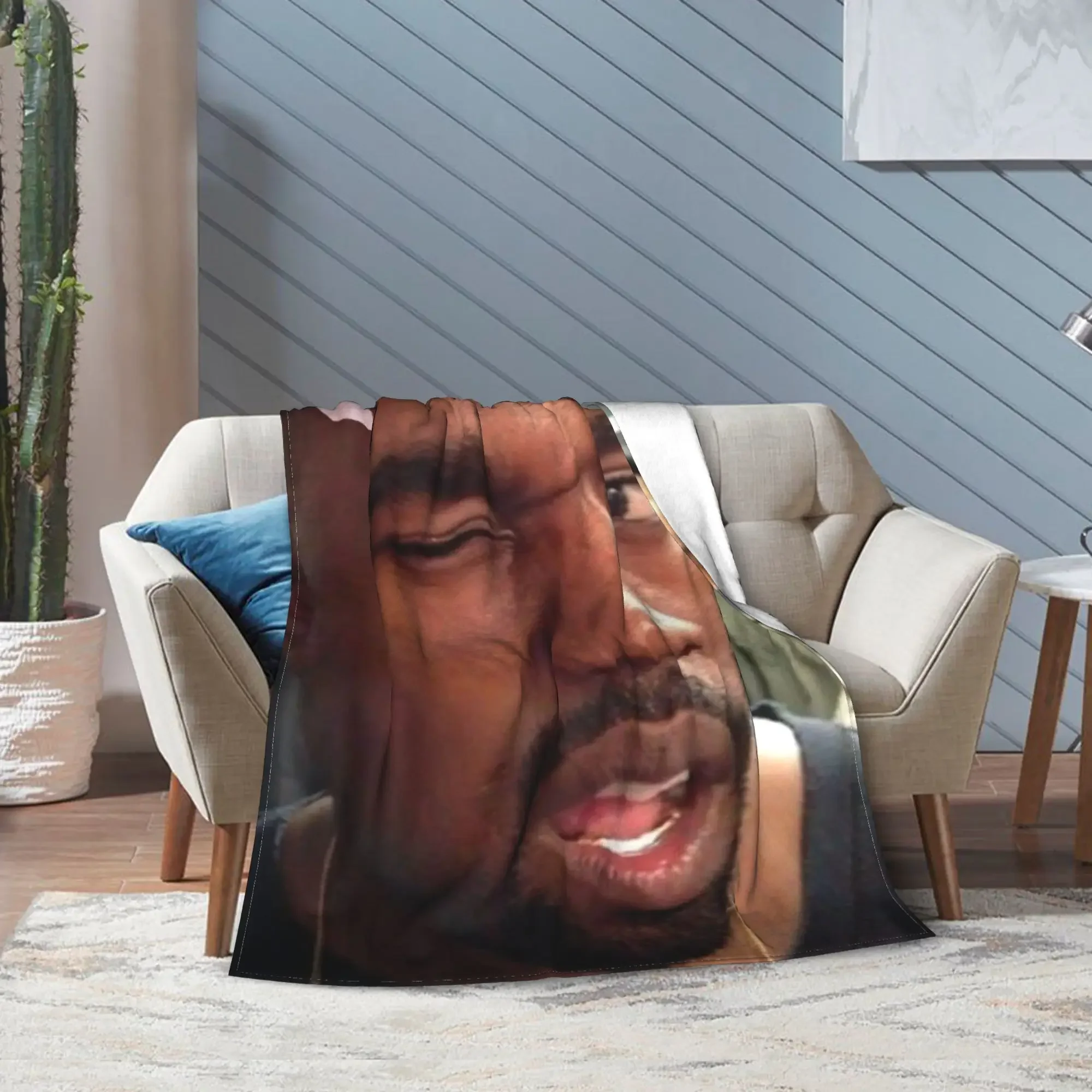 Custom K-kanyes W-wests Funny Meme Blanket Multi-size Cozy And Lightweight Throw Blankets For Sofa Couch And Bed