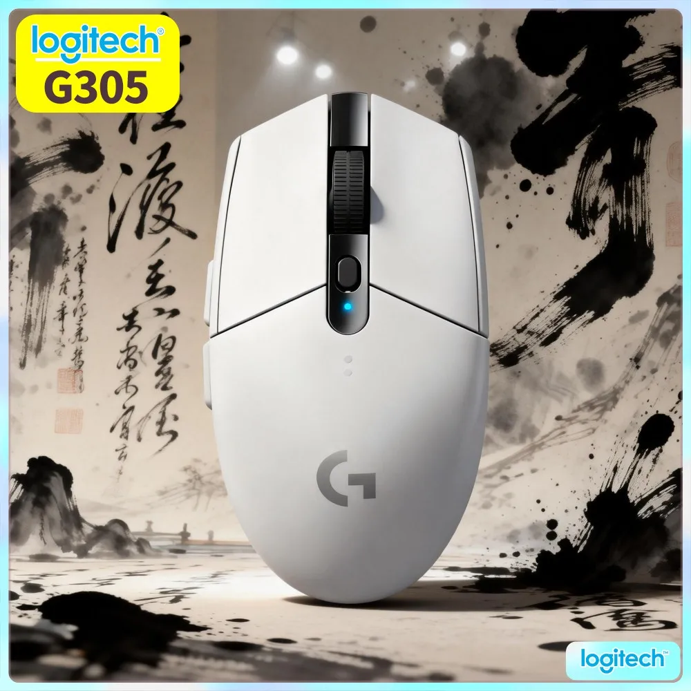 G305 Logitech Wireless LIGHTSPEED Budget Gaming Mice HERO 12000 DPI 6 Configurable Buttons Cost Effective For PC Mac